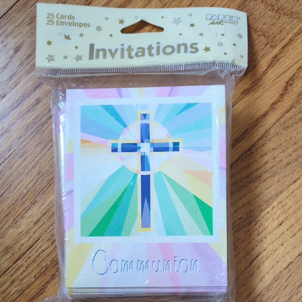 Communion Invitations - Multicolor